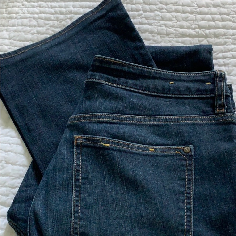 Anthropologie Wide Leg Denim